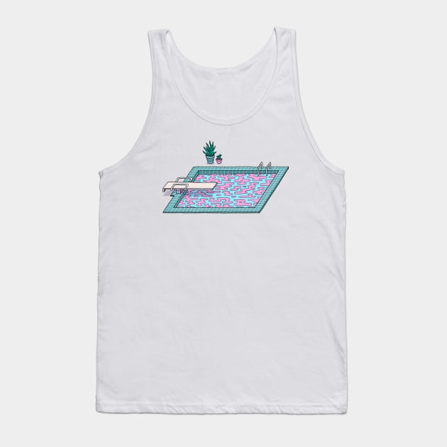 Pool time Tank Top by aidanmh